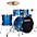 Ludwig Accent 5-Piece Drum Kit With 2... Ludwig Accent 5-Piece Drum Kit With 20" Bass Drum, Hardware and Cymbals Blue Sparkle