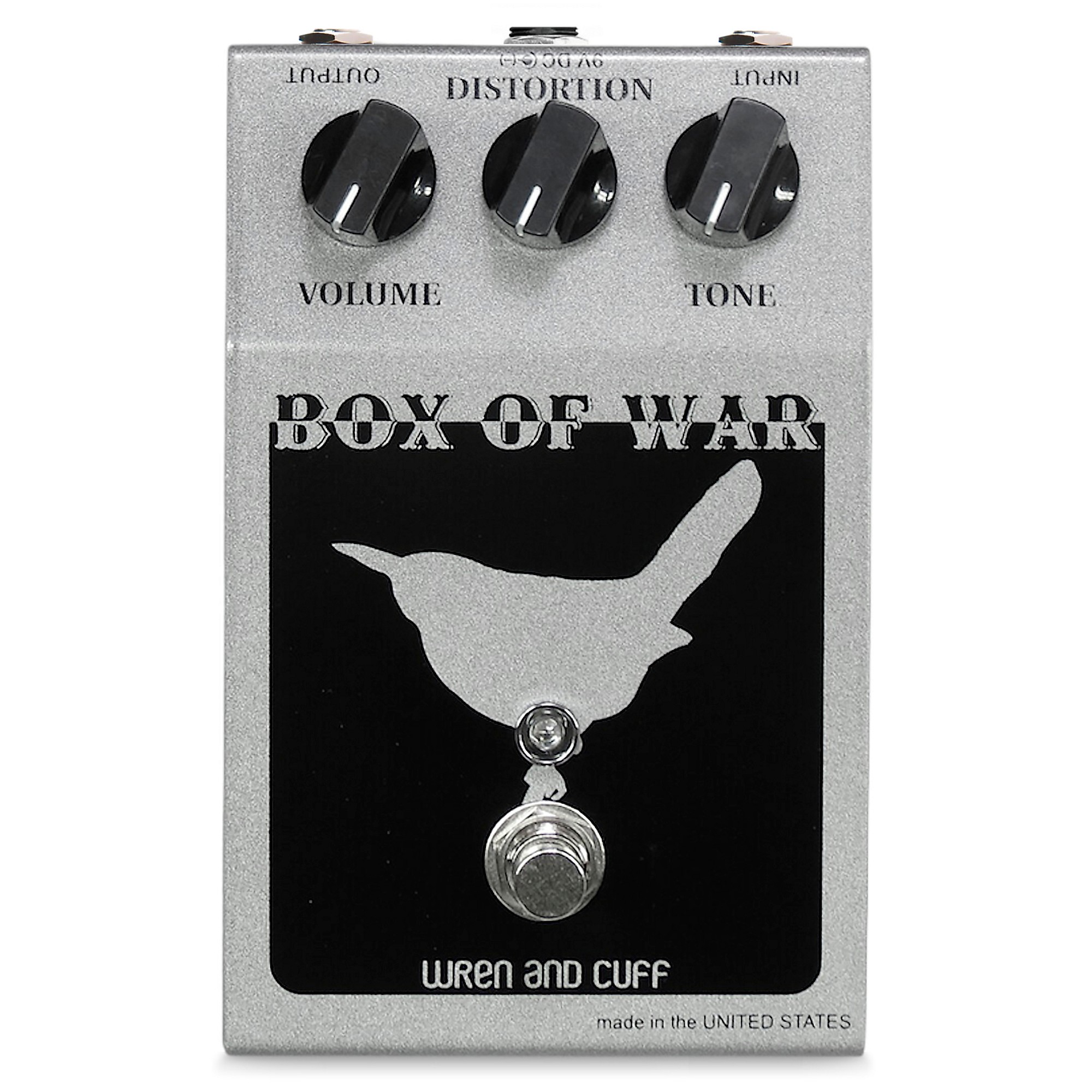 【Wren and Cuff】 BOX OF WAR Wren And Cuff OG Box of War Reissue Distortion Effects Pedal Black
