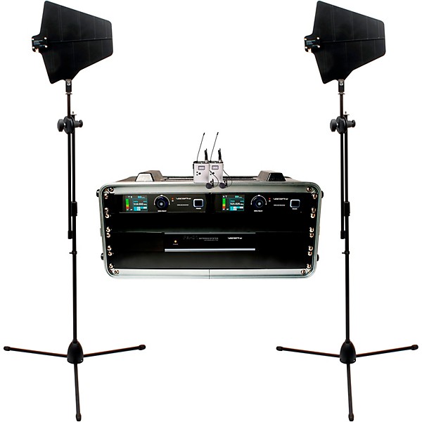 VocoPro BENCHMARK-DUAL-BP 2-Channel True Diversity Body Pack and Lavalier Microphone System
