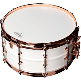 Restock Ludwig Polar-Phonic Brass Snare Drum With Copper Hardware 14 x 6.5 in.