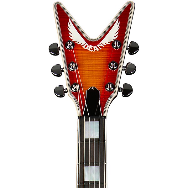 Dean USA Time Capsule Cadillac Electric Guitar Trans Cherry Sunburst
