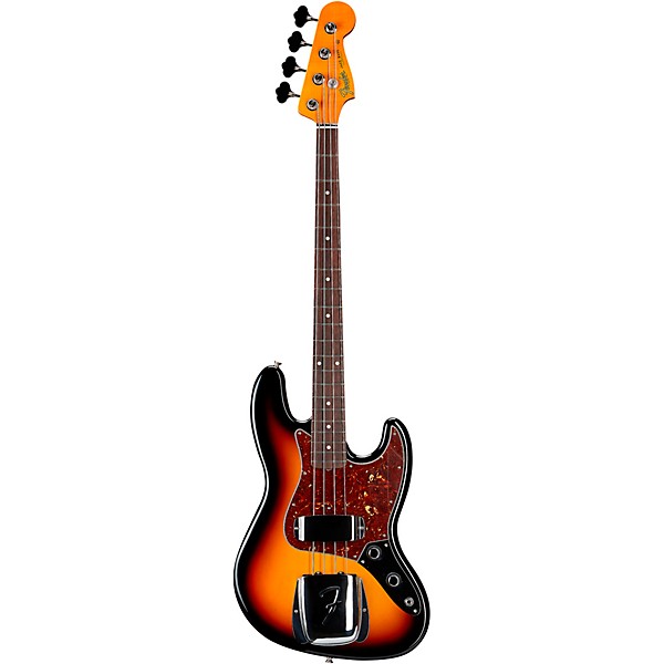 Fender Custom Shop 60 Jazz Bass NOS Electric Guitar 3-Tone Sunburst