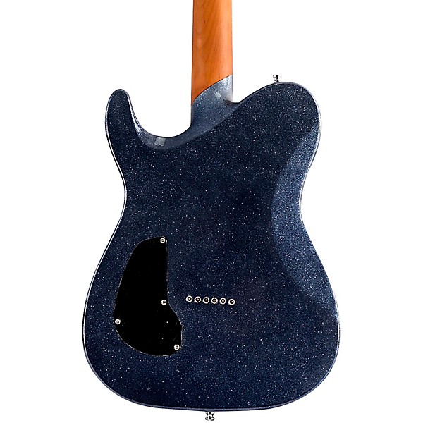 Open Box Chapman ML3 Semi Hollow Pro Traditional Electric Guitar Level 2 Atlantic Blue Sparkle Gloss 194744754432