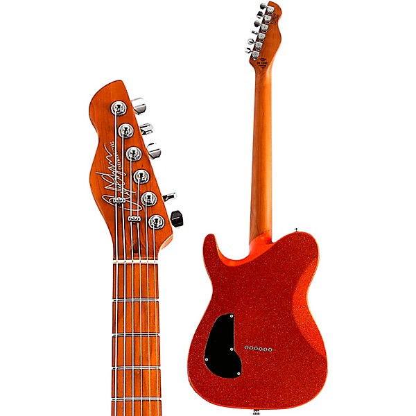 Chapman ML3 Semi Hollow Pro Traditional Electric Guitar Burnt Orange Sparkle Gloss