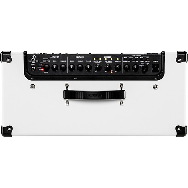 BOSS Limited-Edition Katana KTN-100 MkII 100W 1x12 Guitar Combo Amplifier White