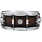 PDP by DW Concept Series Maple Exotic Snare Drum 14 x 5.5 in. Walnut to Charcoal Burst thumbnail