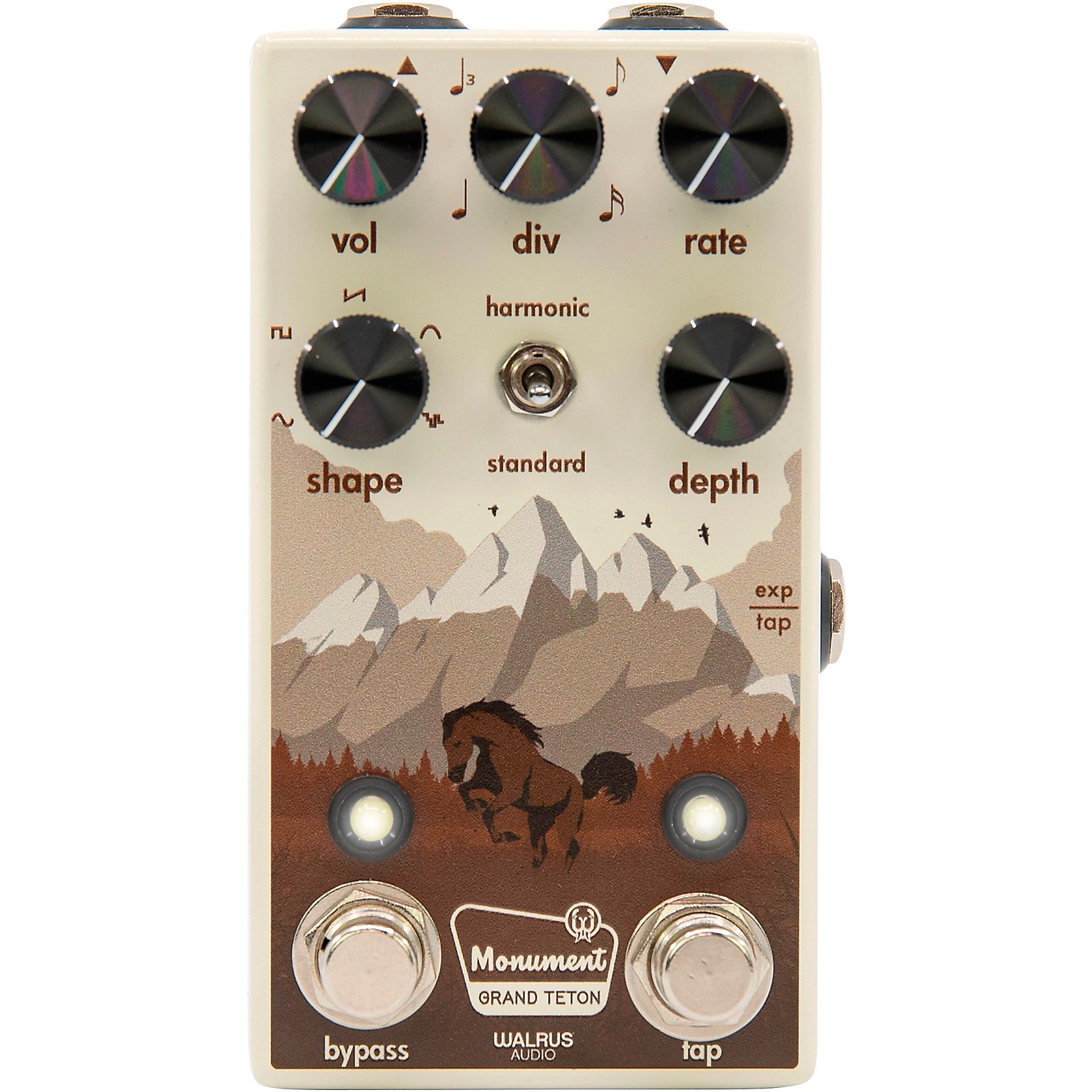 walrus audio monument harmonic tap tremolo pedal v2