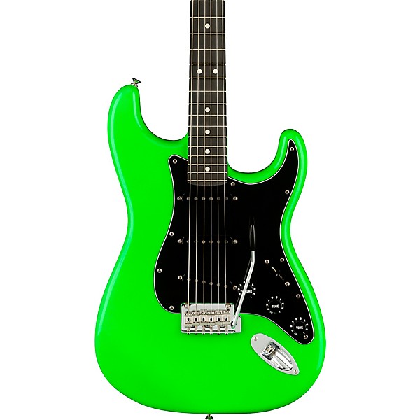 Open Box Fender Player Series Stratocaster Limited-Edition Electric Guitar Level 2 Neon Green 197881124571