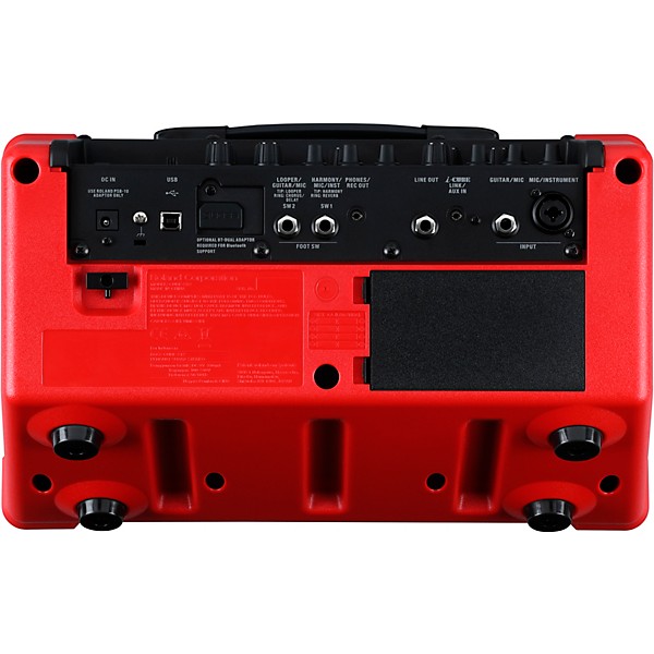 BOSS Cube Street II Battery-Powered Guitar Amplifier Red