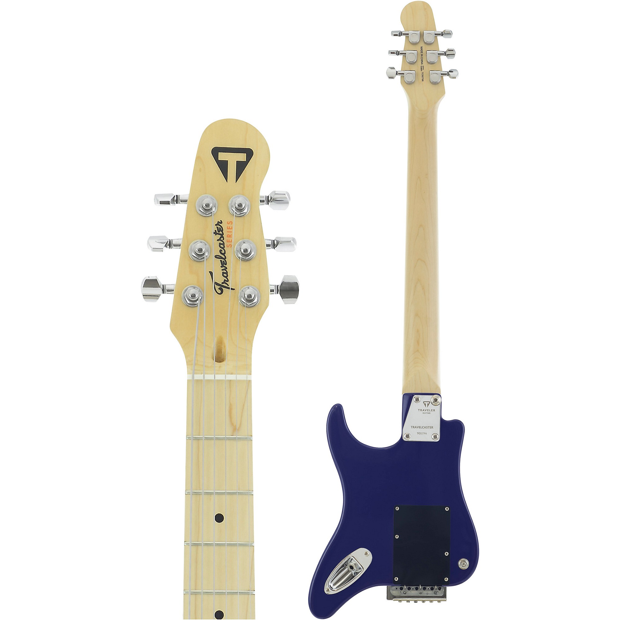 Traveler Guitar Travelcaster Deluxe Electric Guitar Indigo