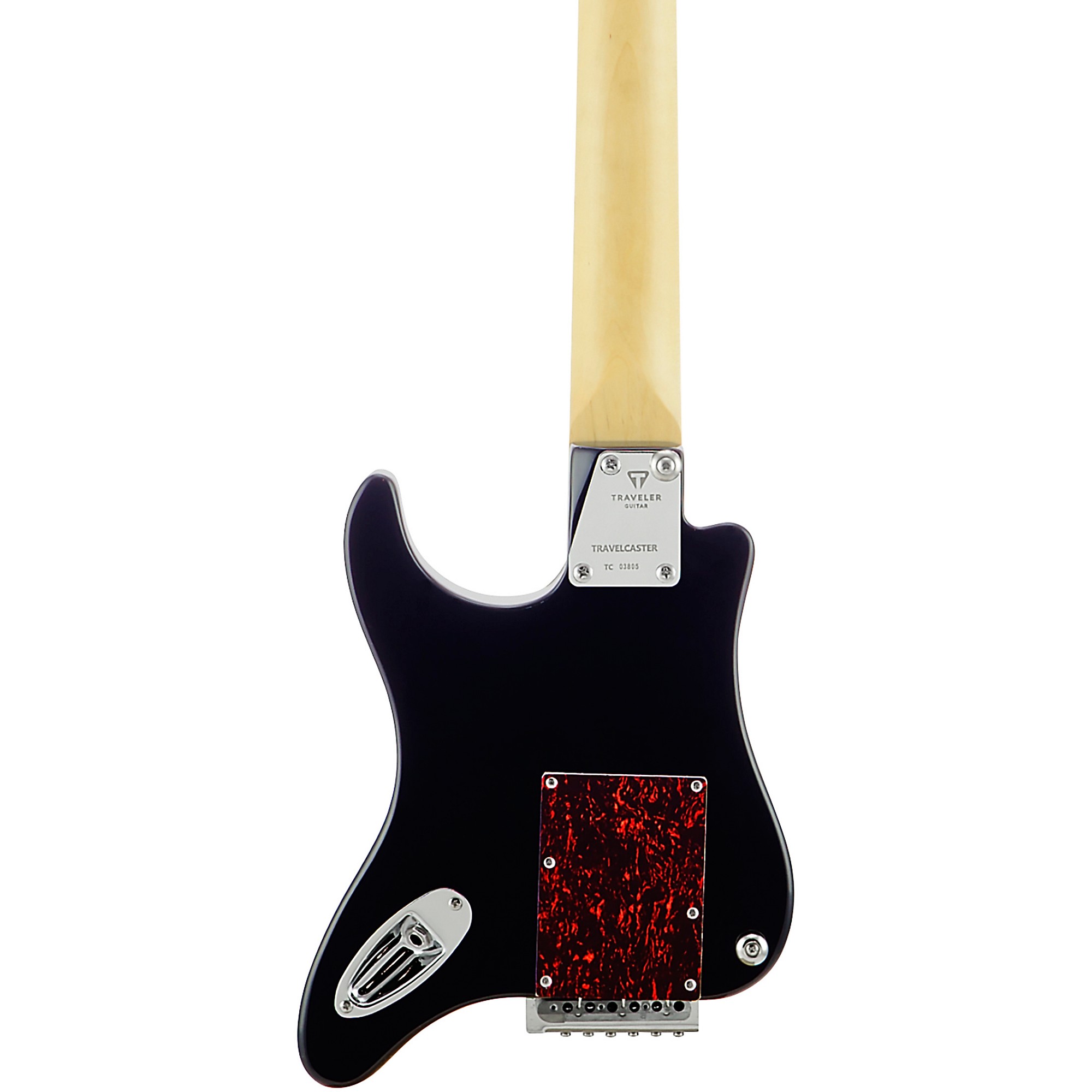 【最安値挑戦】 Traveler Guitar Black Guitar Electric Deluxe Travelcaster ギター