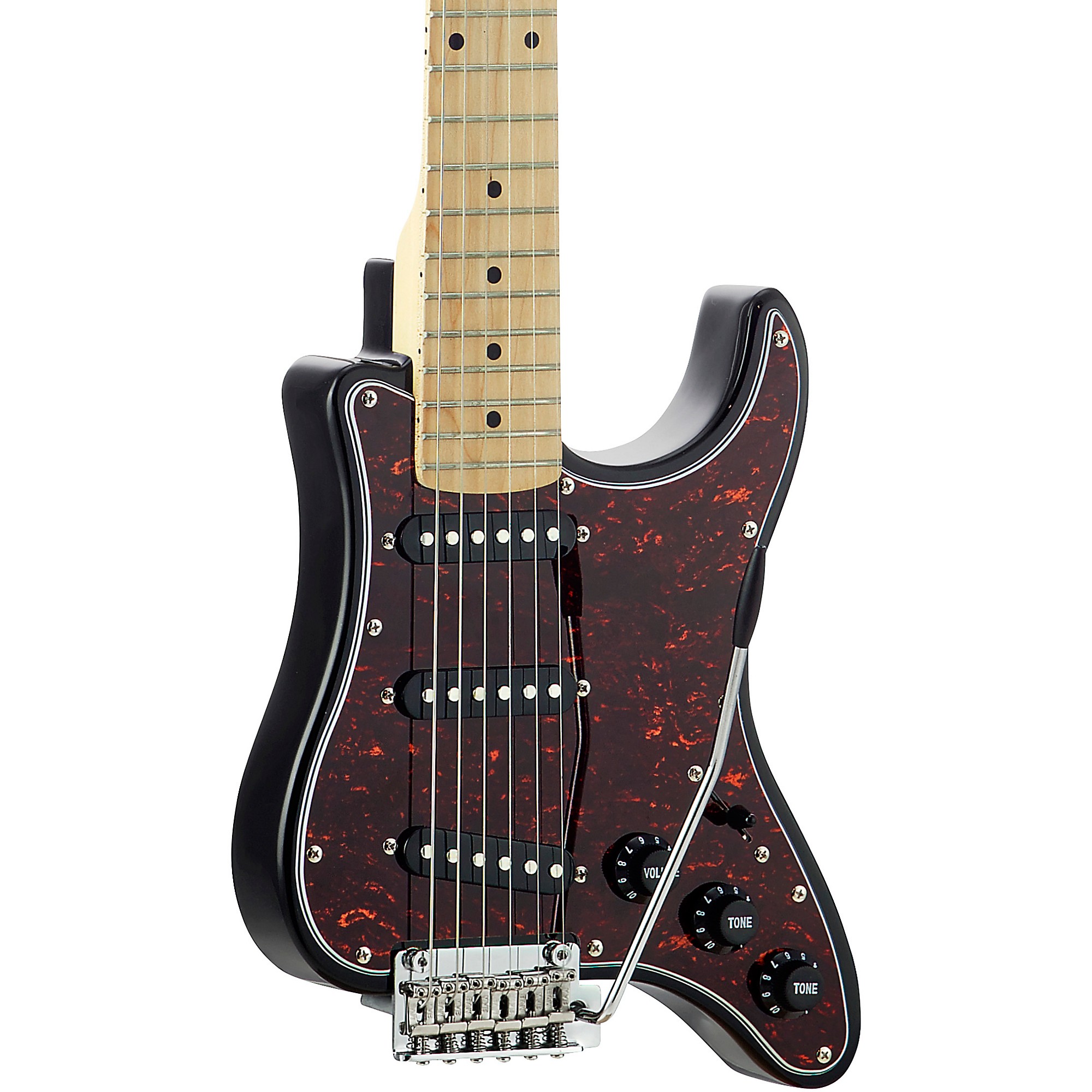 Traveler Guitar Travelcaster Deluxe Electric Guitar Black Traveler Guitar Travelcaster Deluxe Electric Guitar Black