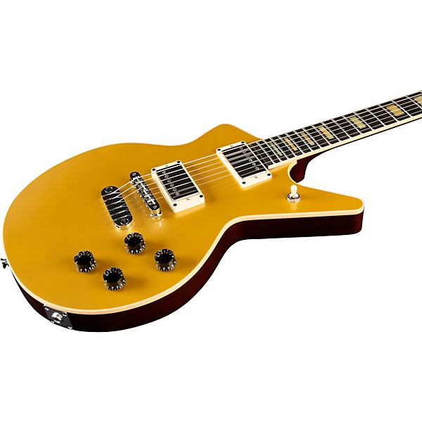 Dean USA Time Capsule Cadillac Electric Guitar Metallic Gold Top