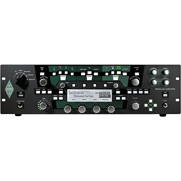 Kemper Profiler Rack Rackmount Guitar Amplifier with Remote