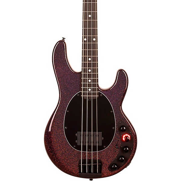 Ernie Ball Music Man DarkRay 4-String Electric Bass Guitar Dark Rainbow