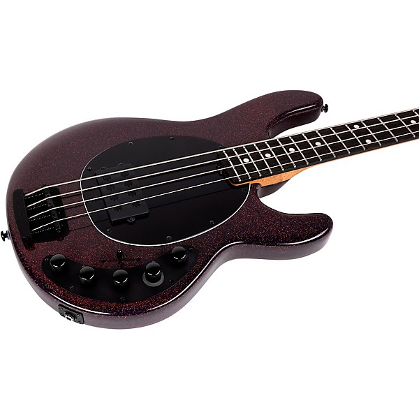 Ernie Ball Music Man DarkRay 4-String Electric Bass Guitar Dark Rainbow