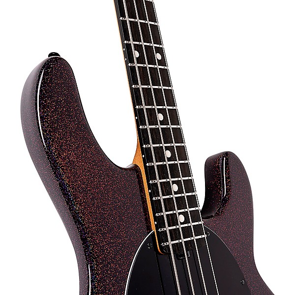 Ernie Ball Music Man DarkRay 4-String Electric Bass Guitar Dark Rainbow