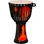 X8 Drums Lava Lamp Djembe, 10" Orange Multi Fade thumbnail