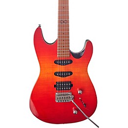 Chapman ML1 Hybrid Electric Guitar Cali Sunset Red Gloss