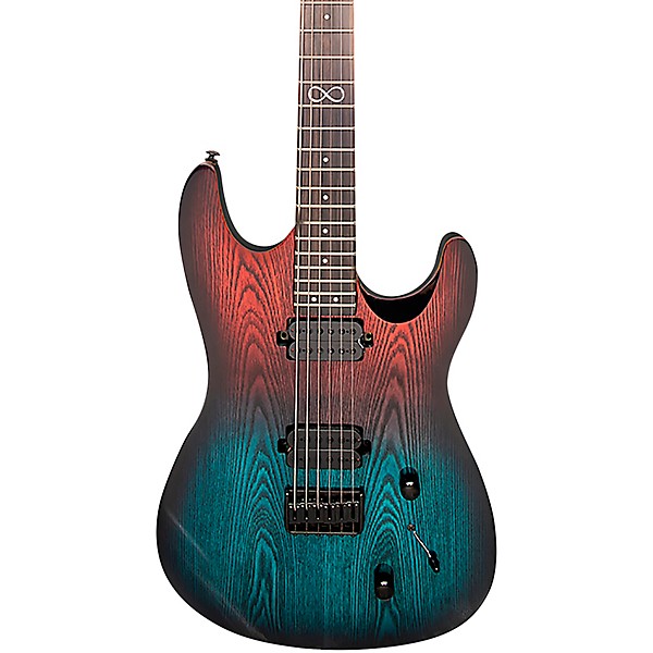Chapman ML1 Modern Baritone Electric Guitar Red Sea Fade Gloss
