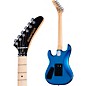 Kramer Baretta "Hot Rod" Custom Graphic Electric Guitar Blue Sparkle with Flames