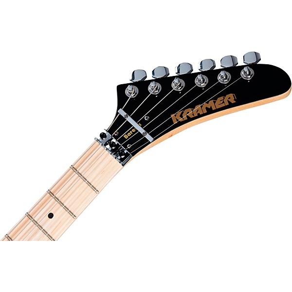 Kramer Baretta "Hot Rod" Custom Graphic Electric Guitar Blue Sparkle with Flames