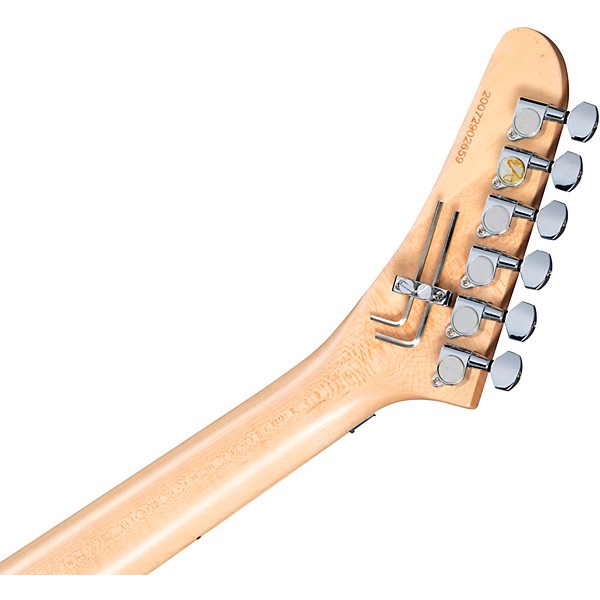 Kramer Baretta "Hot Rod" Custom Graphic Electric Guitar Blue Sparkle with Flames