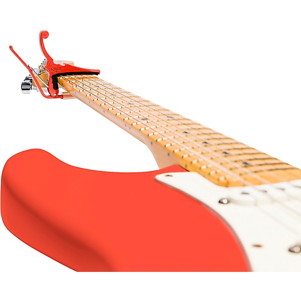Kyser Fender x Kyser Quick-Change Classic Colors Electric Guitar Capo Fiesta Red