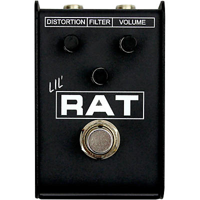 Proco Lil' Rat Mini Distortion Effects Pedal Black for sale