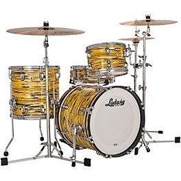 Ludwig Classic Maple 3-Piece Jazzette She... Ludwig Classic Maple 3-Piece Jazzette Shell Pack With 18" Bass Drum Lemon Oyster