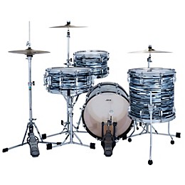 Ludwig Classic Maple Jazzette 3-Piece Drum Shell Pack - Black Oyster