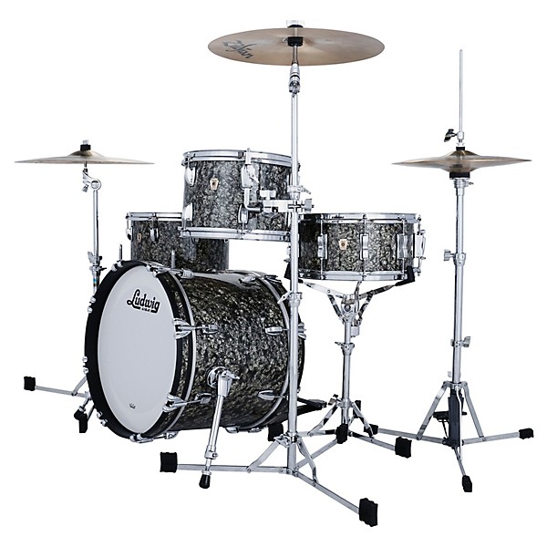 Ludwig Classic Maple Jazzette 3-Piece Drum Shell Pack - Moss Green Pearl