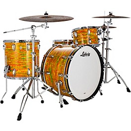 Ludwig Classic Maple 3-Piece Pro Beat Shell Pack With 24" Bass Drum Citrus Mod