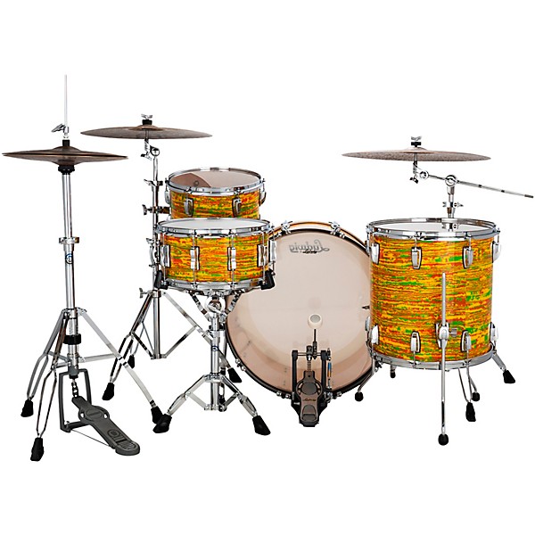 Ludwig Classic Maple 3-Piece Pro Beat Shell Pack With 24" Bass Drum Citrus Mod