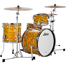 Ludwig Classic Maple 3-Piece Downbeat Shell... Ludwig Classic Maple 3-Piece Downbeat Shell Pack With 20" Bass Drum Citrus Mod