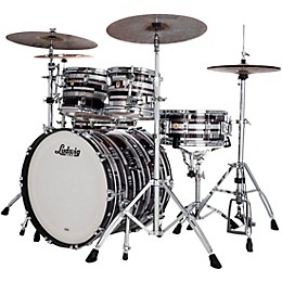 Ludwig Classic Maple 4-Piece Mod Shell Pack With 22" Bass Drum Digital Sparkle