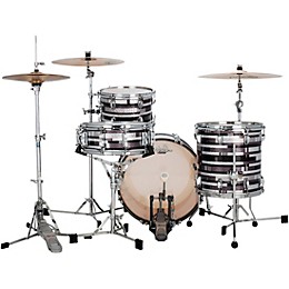 Ludwig Classic Maple 3-Piece Downbeat Shell Pack With 20" Bass Drum Digital Sparkle