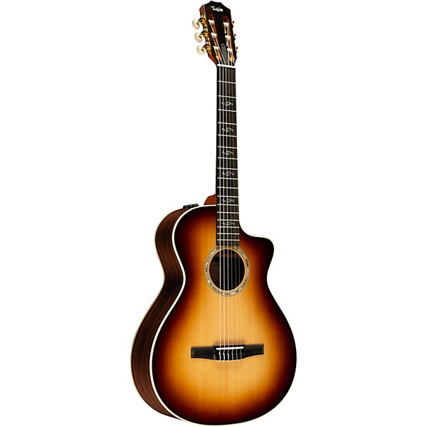 Taylor Special Edition 412ce-NR Rosewood Nylon Grand Concert Acoustic-Electric Guitar Shaded Edge Burst