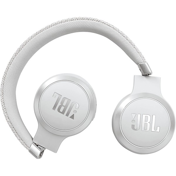 JBL LIVE460NC Wireless On-Ear Noise-Cancelling Bluetooth Headphones White