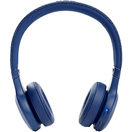 Open Box JBL LIVE460NC Wireless On-Ear Noise-Cancelling Bluetooth Headphones Level 1 Blue