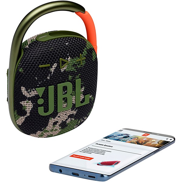 JBL CLIP 4 Ultra-Portable Waterproof Bluetooth Speaker Squad