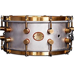 A&F Drum  Co A&F'ers 14 x 4 in. Aluminum Snare with Untreaded Brass Hardware (Bell Series Snares)