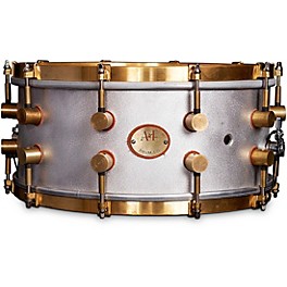 A&F Drum Co A&F'ers 14 x 6x5 in. Aluminum Snare with Untreaded Brass Hardware (Bell Series Snares)