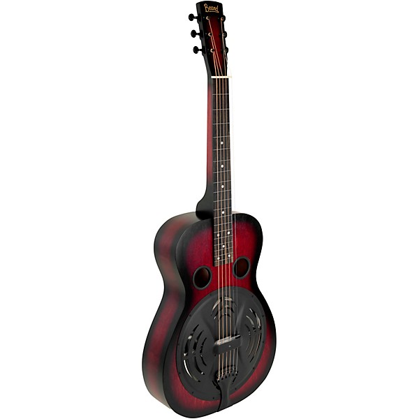 Beard Guitars R-Model Radio Standard Squareneck Resonator Guitar Scarlet Burst