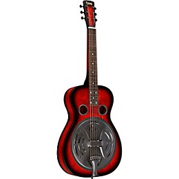 Beard Guitars R-Model Radio Standard Squareneck Acoustic-Electric Resonator Guitar Scarlet Burst