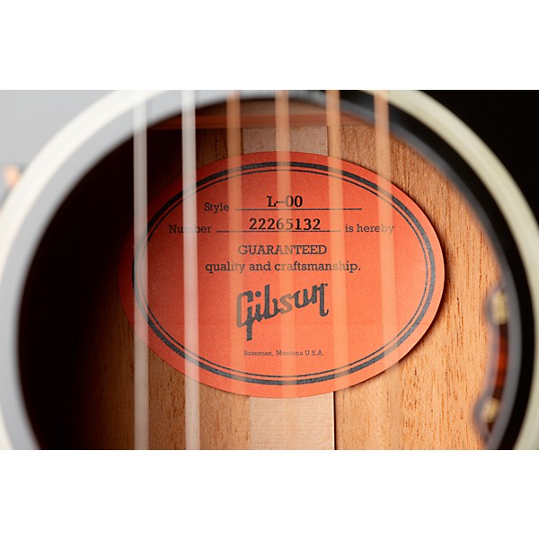 Open Box Gibson L-00 Original Left-Handed, Vintage Sunburst Level 2 Vintage Sunburst 197881360580