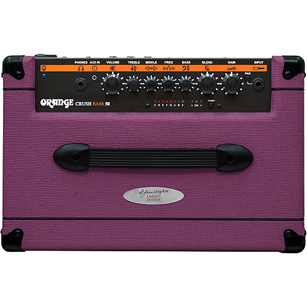 Orange Amplifiers Glenn Hughes LTD Crush Bass 50 1x12 50W Bass Combo Amp Purple