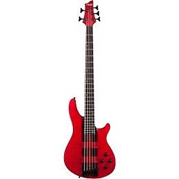 Schecter Guitar Research C-5 GT 5-String Electric Bass Guitar Satin Trans Red