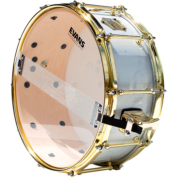 SJC Drums Providence Series Snare Drum with Brass Hardware 14 x 6 in. Calcutta White