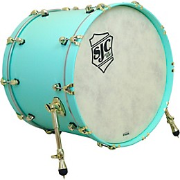 SJC Drums Tour Series Bass Drum Add On with Brass Hardware 18 x 22 in. Surf Lacquer
